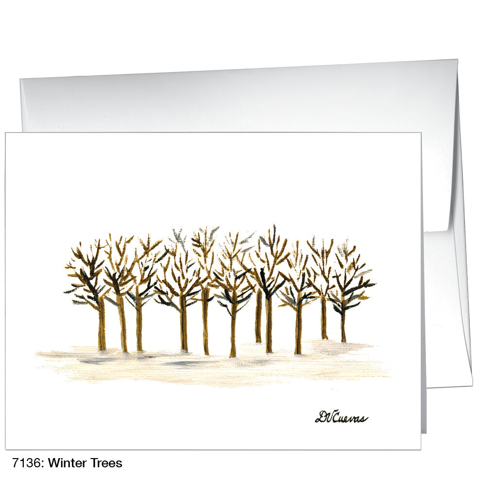 Winter Trees, Greeting Card (7136), A2, printedcanvas.com