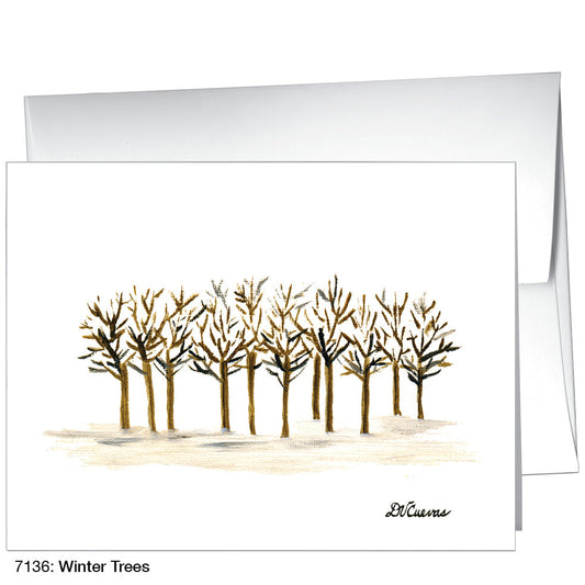 Winter Trees, Greeting Card (7136), A2, printedcanvas.com