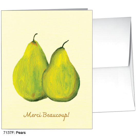Pears, Greeting Card (7137F)
