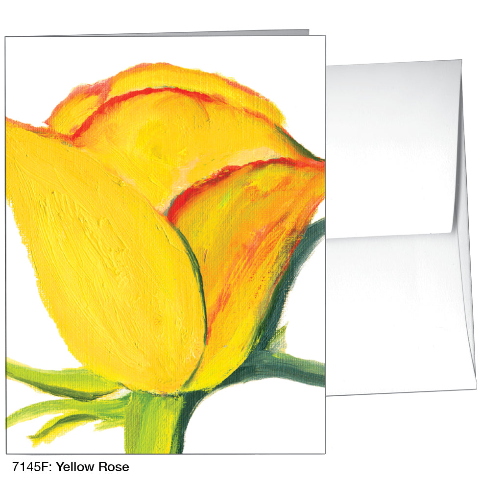 Yellow Rose, Greeting Card (7145F)