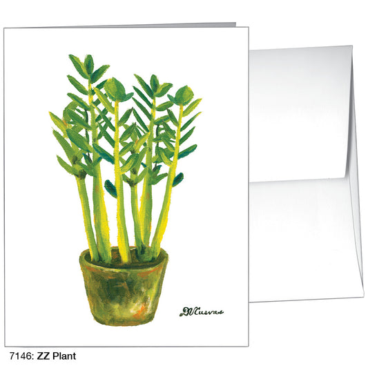 ZZ Plant, Greeting Card (7146)
