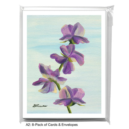 Sweet Pea, Greeting Card (7147), A2 8-Pack, printedcanvas.com