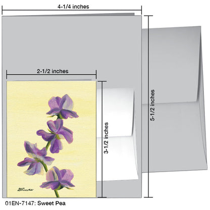 Sweet Pea, Greeting Card (7147A)