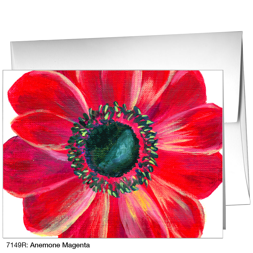 Anemone Magenta, Greeting Card (7149R)