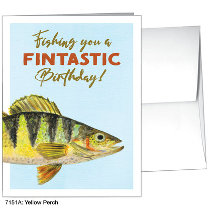 Yellow Perch, Greeting Card (7151A), A2, printedcanvas.com