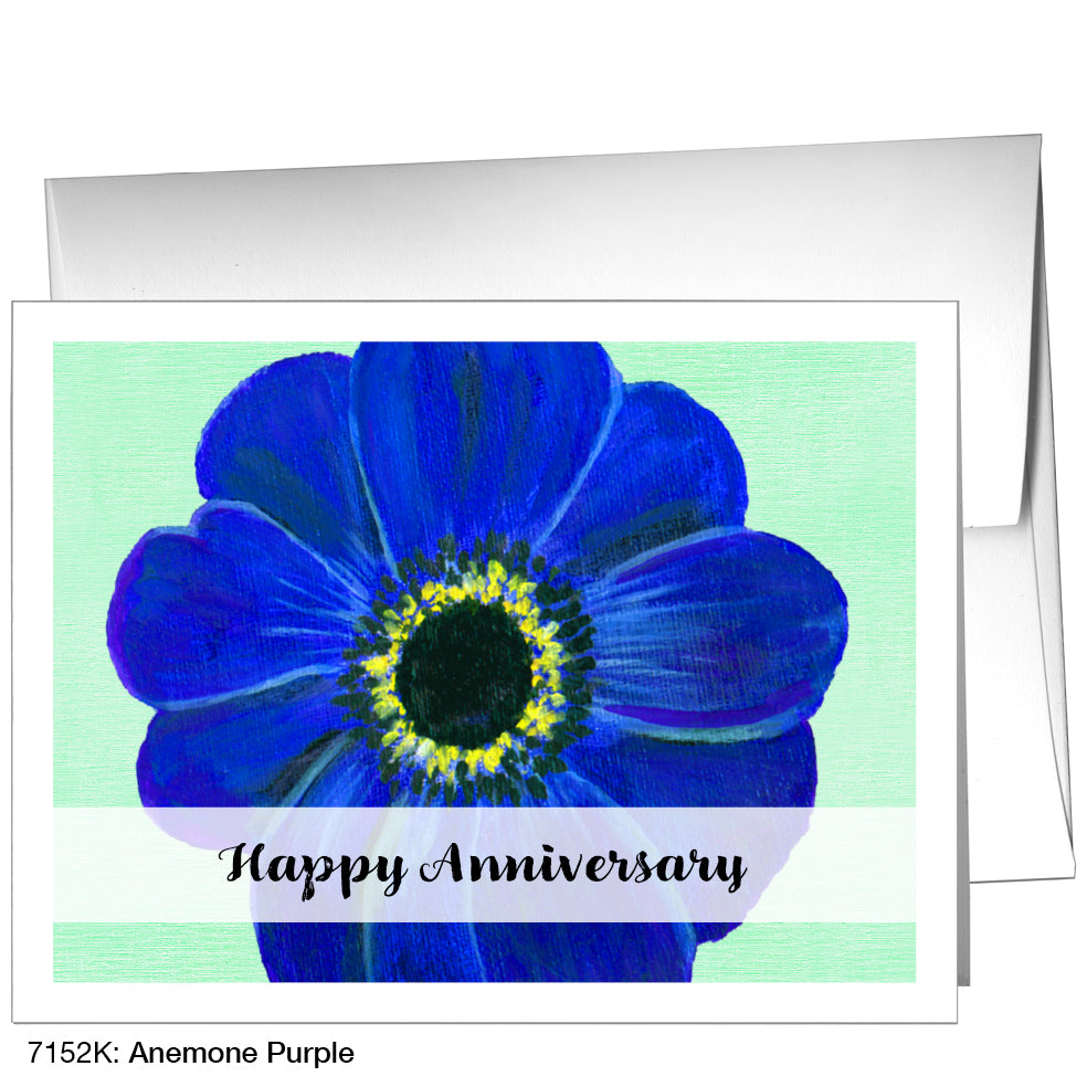 Anemone Purple, Greeting Card (7152K)