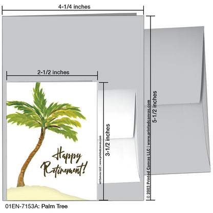 Palm Tree, Greeting Card (#7153A)