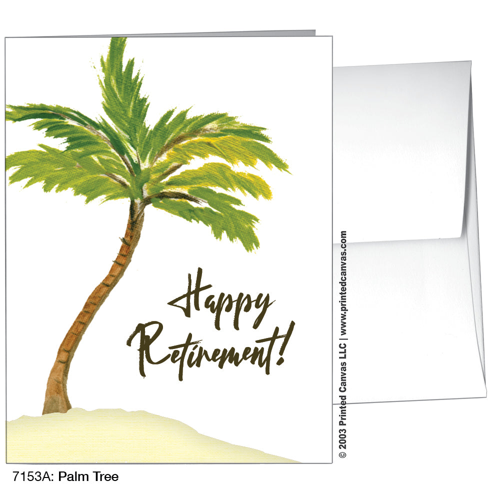 Palm Tree, Greeting Card (#7153A)