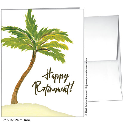 Palm Tree, Greeting Card (#7153A)