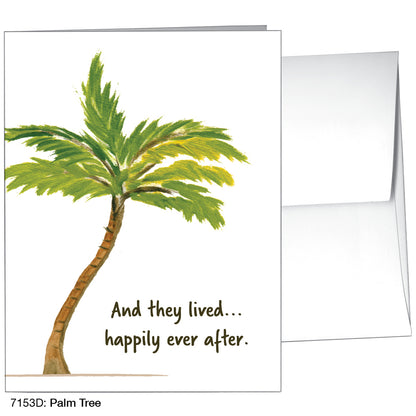 Palm Tree, Greeting Card (7153D)