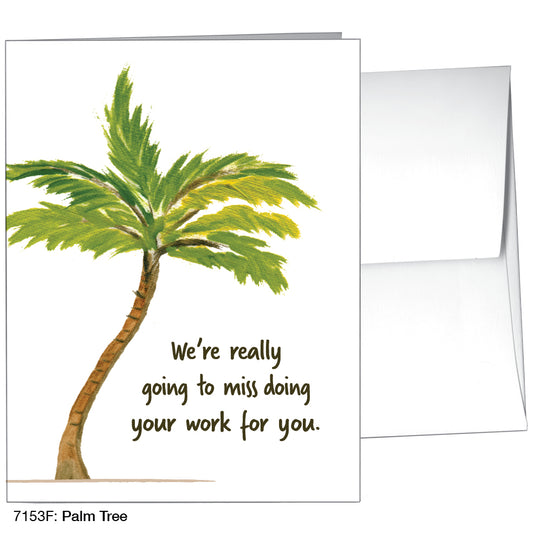 Palm Tree, Greeting Card (7153F)