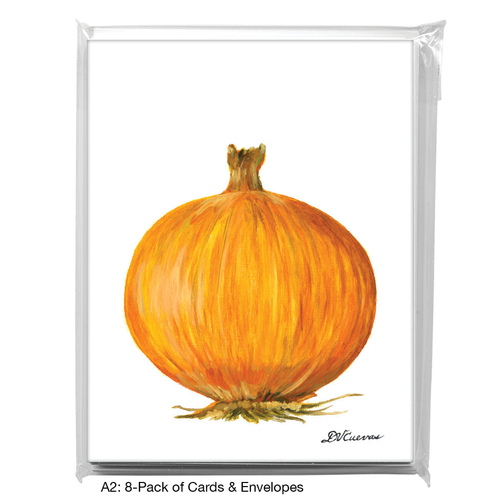 Yellow Onion, Greeting Card (7154), A2 8-Pack, printedcanvas.com