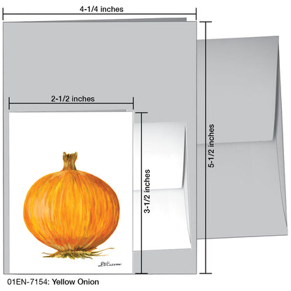 Yellow Onion, Greeting Card (7154), Enclosure, printedcanvas.com