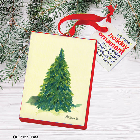 Pine, Ornament (OR-7155), Front, printedcanvas.com