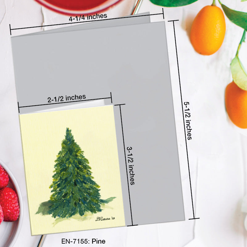 Pine, Greeting Card (7155A), Enclosure Card, www.printedcanvas.com
