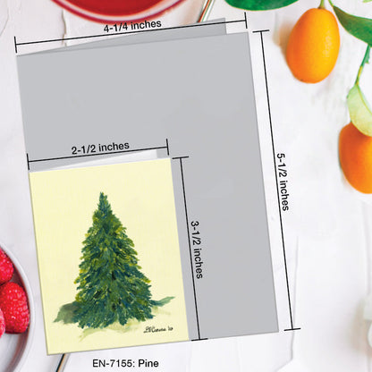 Pine, Greeting Card (7155A), Enclosure Card, www.printedcanvas.com