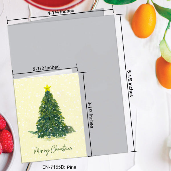 Pine, Greeting Card (7155D), Enclosure Card, www.printedcanvas.com