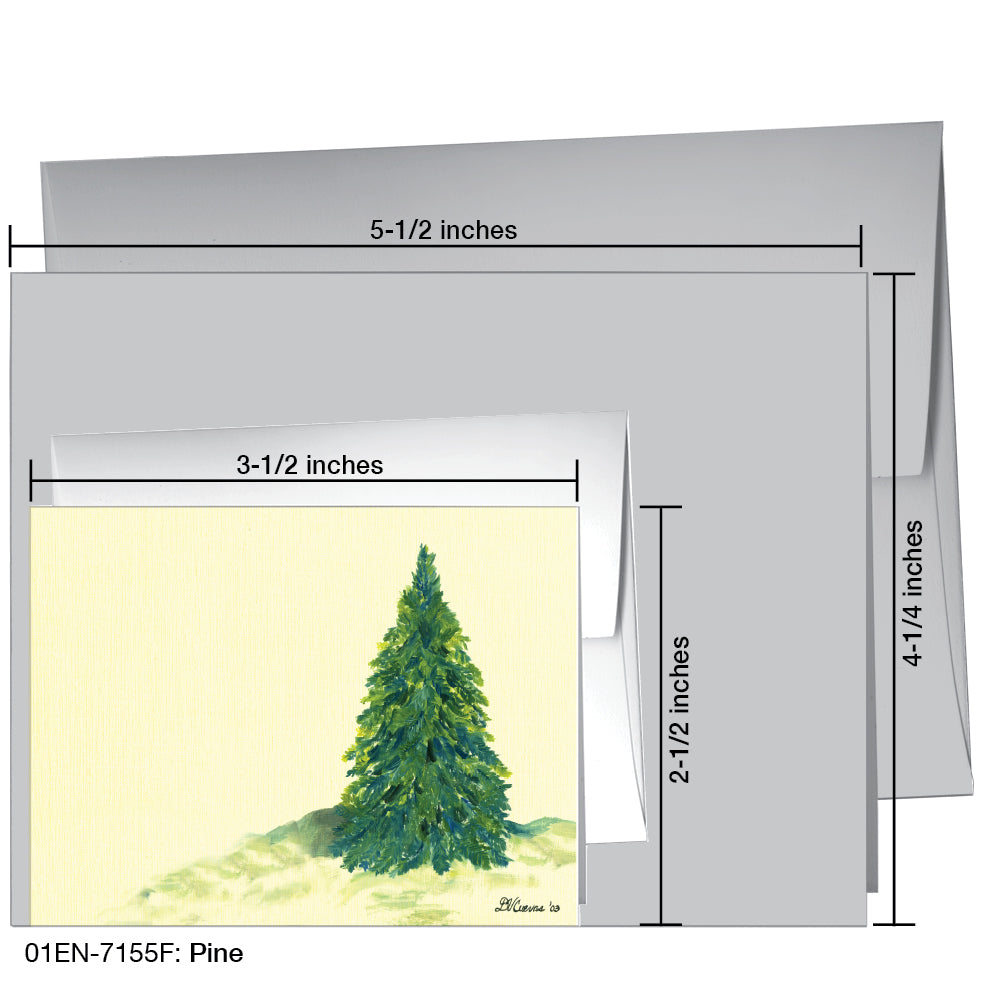 Pine, Greeting Card (7155F), Enclosure, printedcanvas.com
