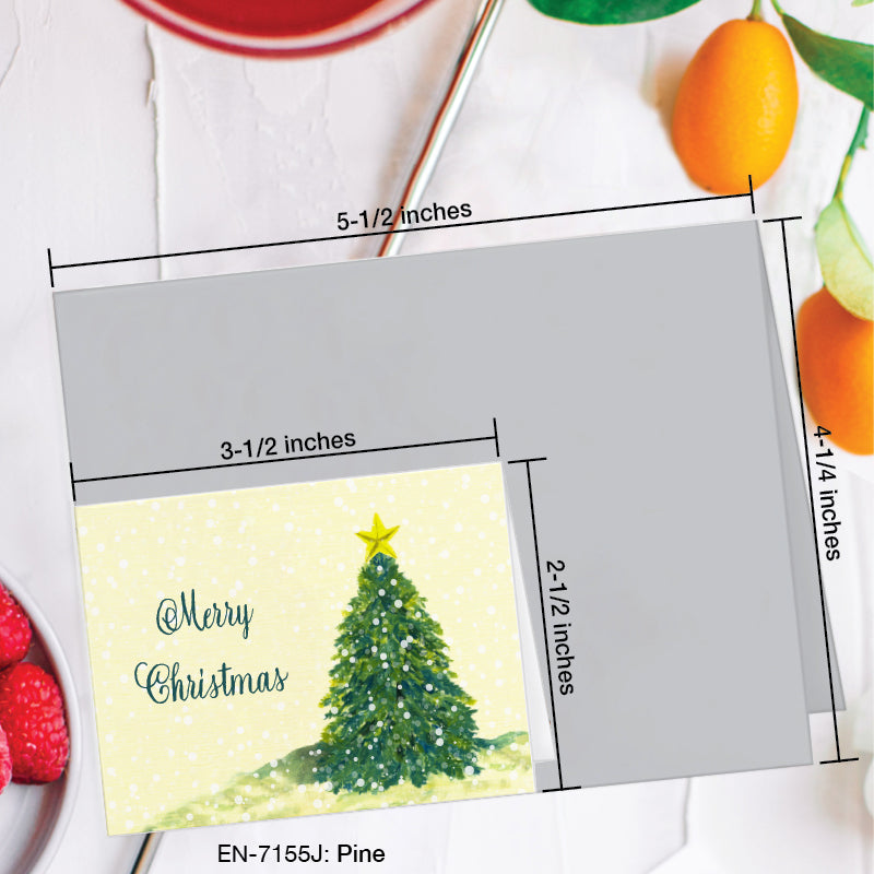 Pine, Greeting Card (7155J), Enclosure Card, www.printedcanvas.com