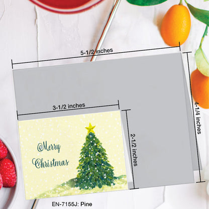 Pine, Greeting Card (7155J), Enclosure Card, www.printedcanvas.com