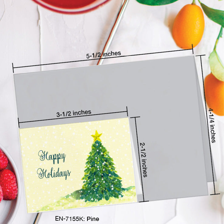 Pine, Greeting Card (7155K), Enclosure Card, www.printedcanvas.com
