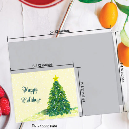 Pine, Greeting Card (7155K), Enclosure Card, www.printedcanvas.com