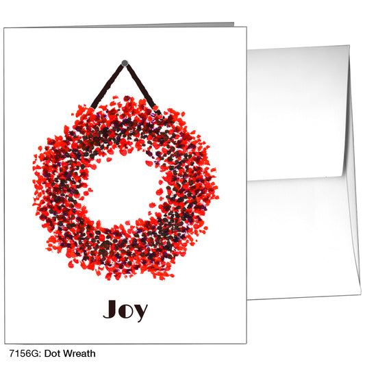 Dot Wreath, Greeting Card (7156G)