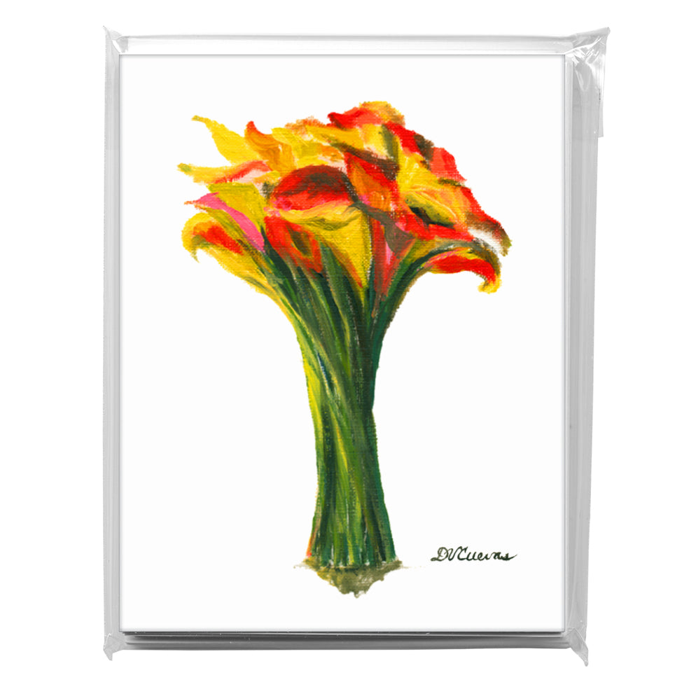 Bunch of Lilies, Greeting Card (7158), A2 8-Pack, printedcanvas.com