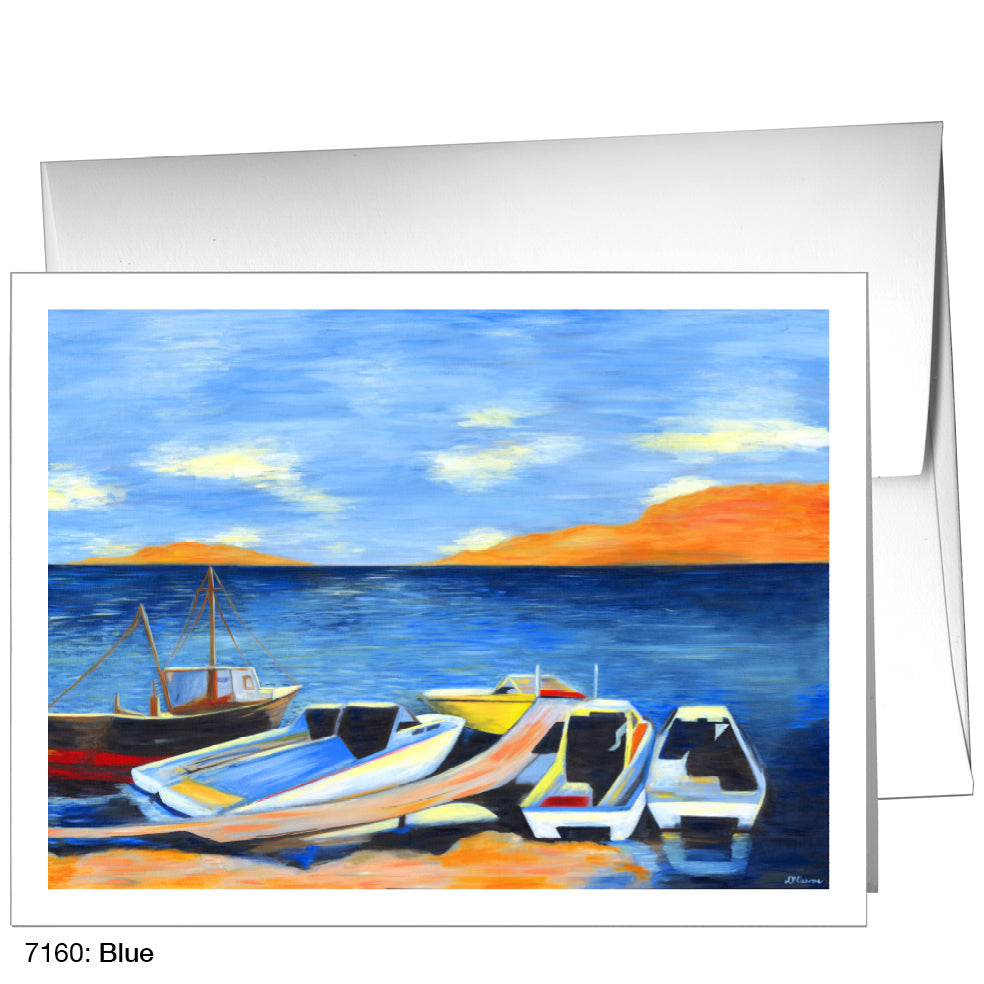 Blue, Greeting Card (7160), A2, printedcanvas.com