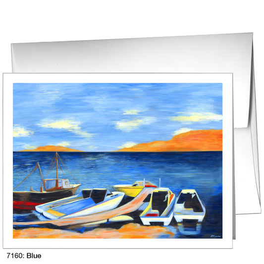Blue, Greeting Card (7160), A2, printedcanvas.com
