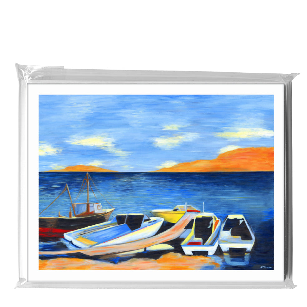 Blue, Greeting Card (7160), A2 8-Pack, printedcanvas.com