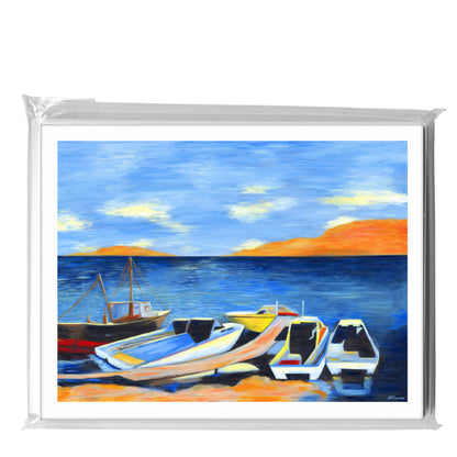 Blue, Greeting Card (7160), A2 8-Pack, printedcanvas.com