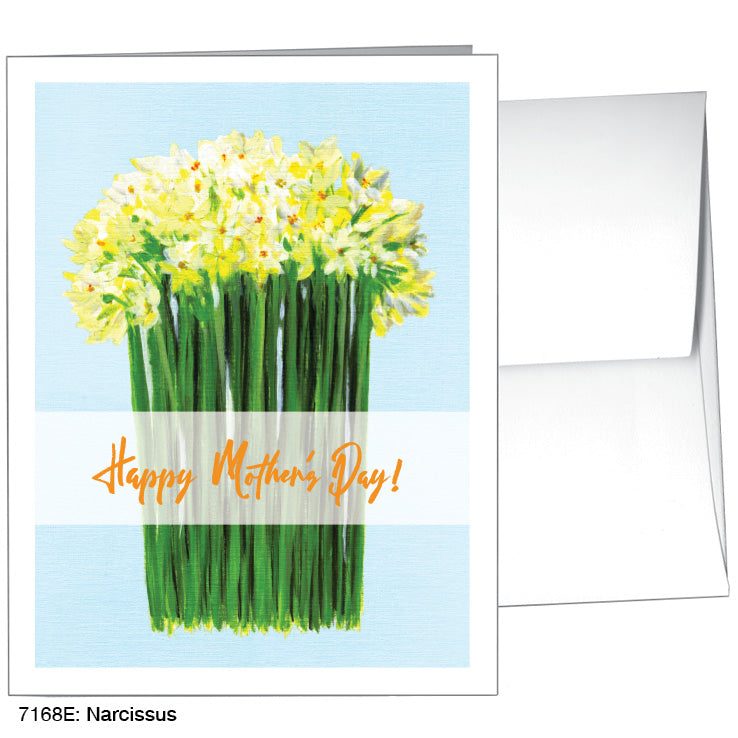 Narcissus, Greeting Card (7168E), A2 Card, www.printedcanvas.com