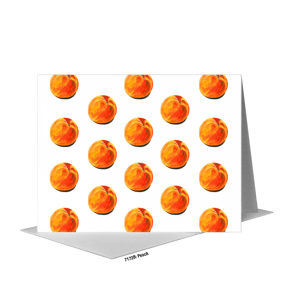 Peach, Greeting Card (#7172B)