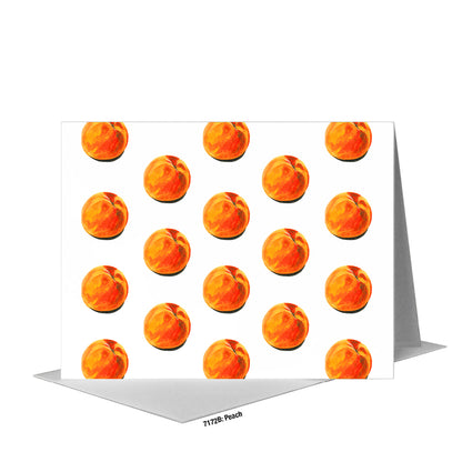 Peach, Greeting Card (#7172B)