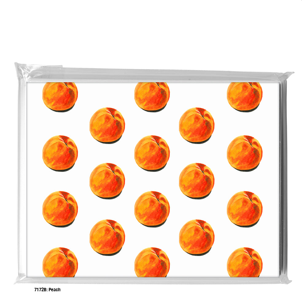 Peach, Greeting Card (#7172B)
