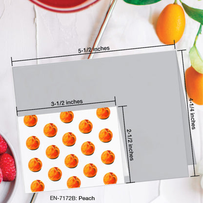 Peach, Greeting Card (#7172B)