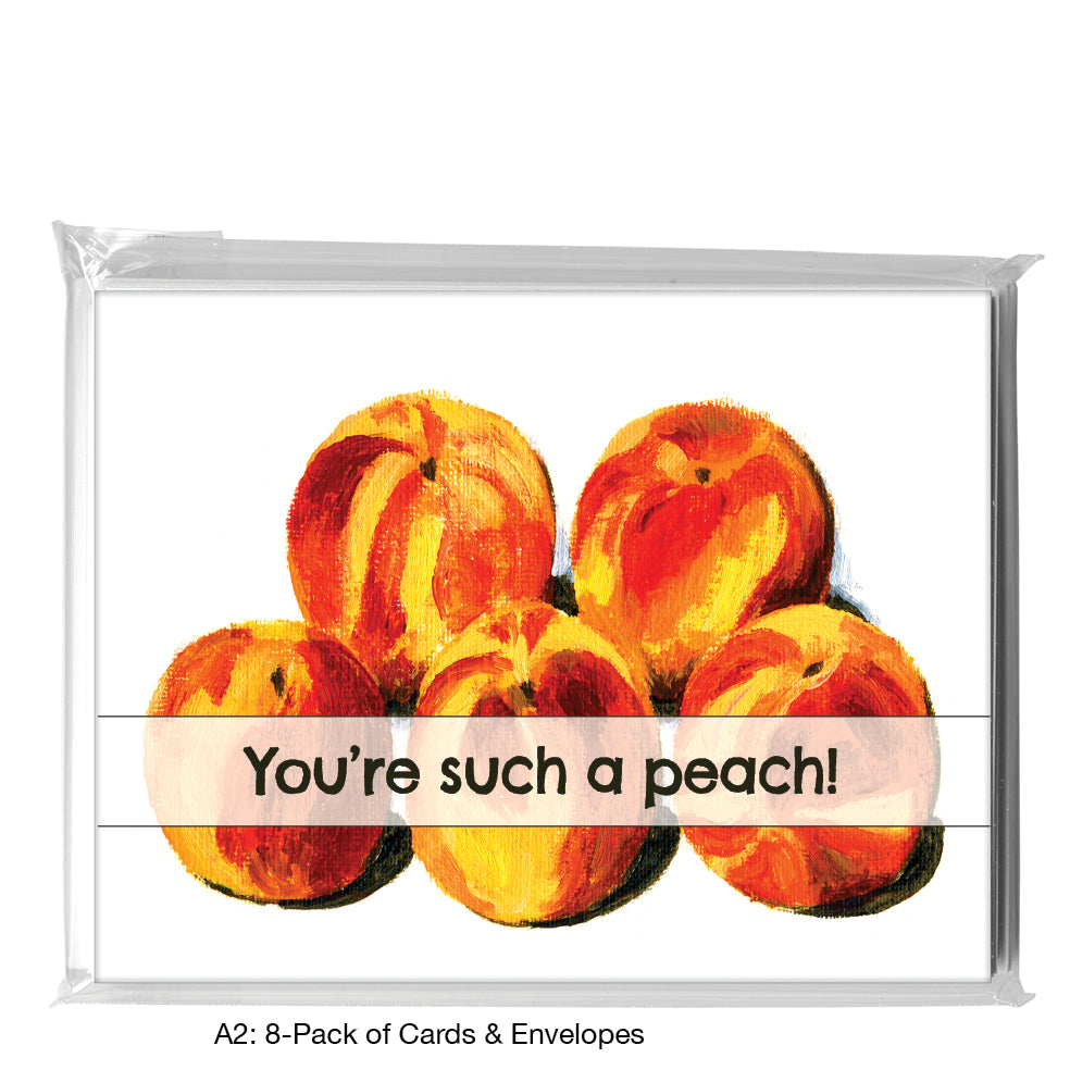 Peaches, Greeting Card (7173D)