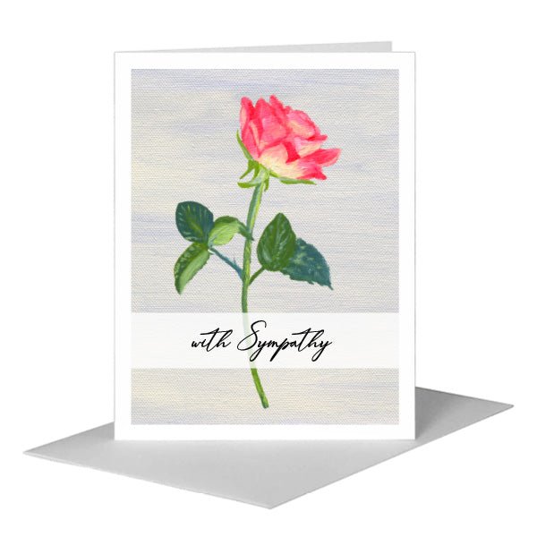 Rosa 'Aqua', Greeting Card (#7176C), A2 Card Front, www.printedcanvas.com