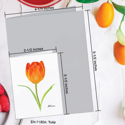 Tulip, Greeting Card (7180A), Enclosure Card, www.printedcanvas.com