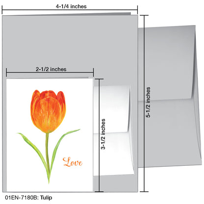 Tulip, Greeting Card (7180B)