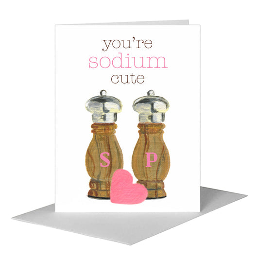 Salt & Pepper, Greeting Card (#7181G) A2 Card Front, www.printedcanvas.com