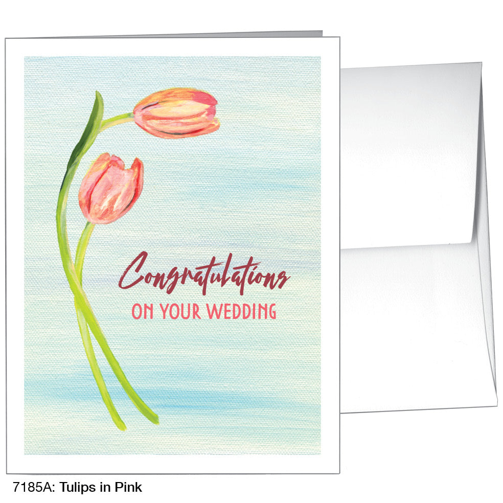 Tulips In Pink, Greeting Card (7185A)