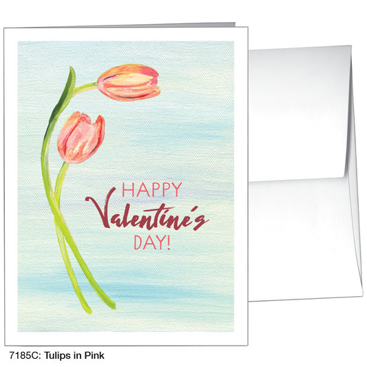 Tulips In Pink, Greeting Card (7185C)