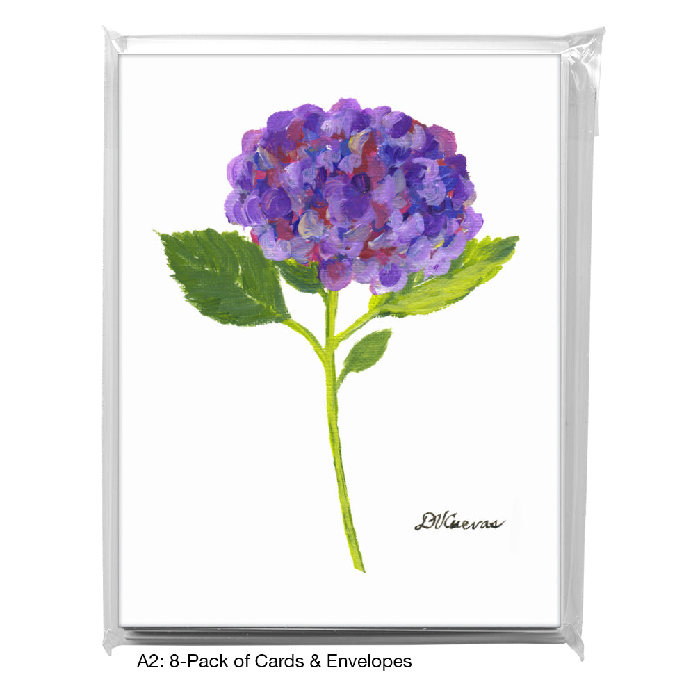 Hydrangea Macrophylla, Greeting Card (7186), A2 8-Pack, printedcanvas.com