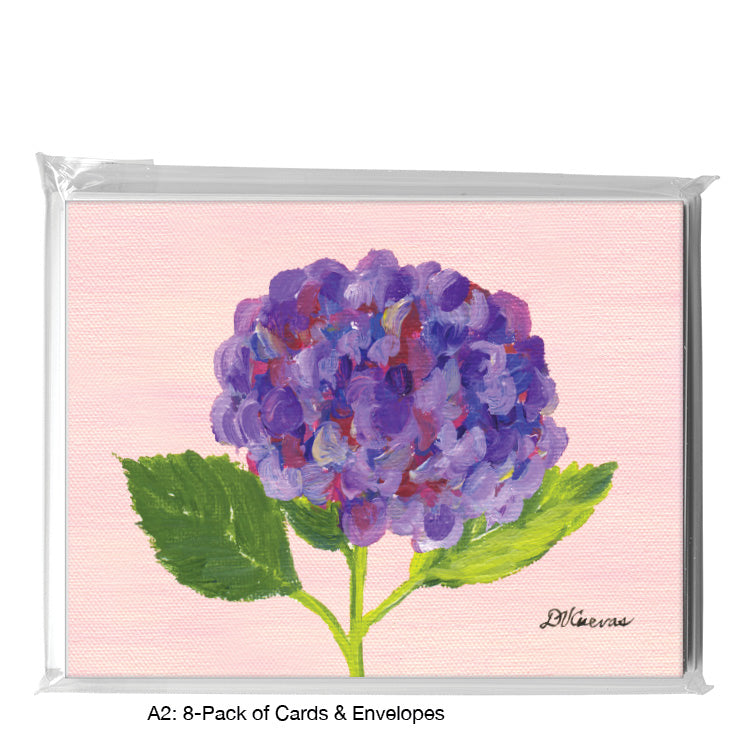 Hydrangea Macrophylla, Greeting Card (#7186D)
