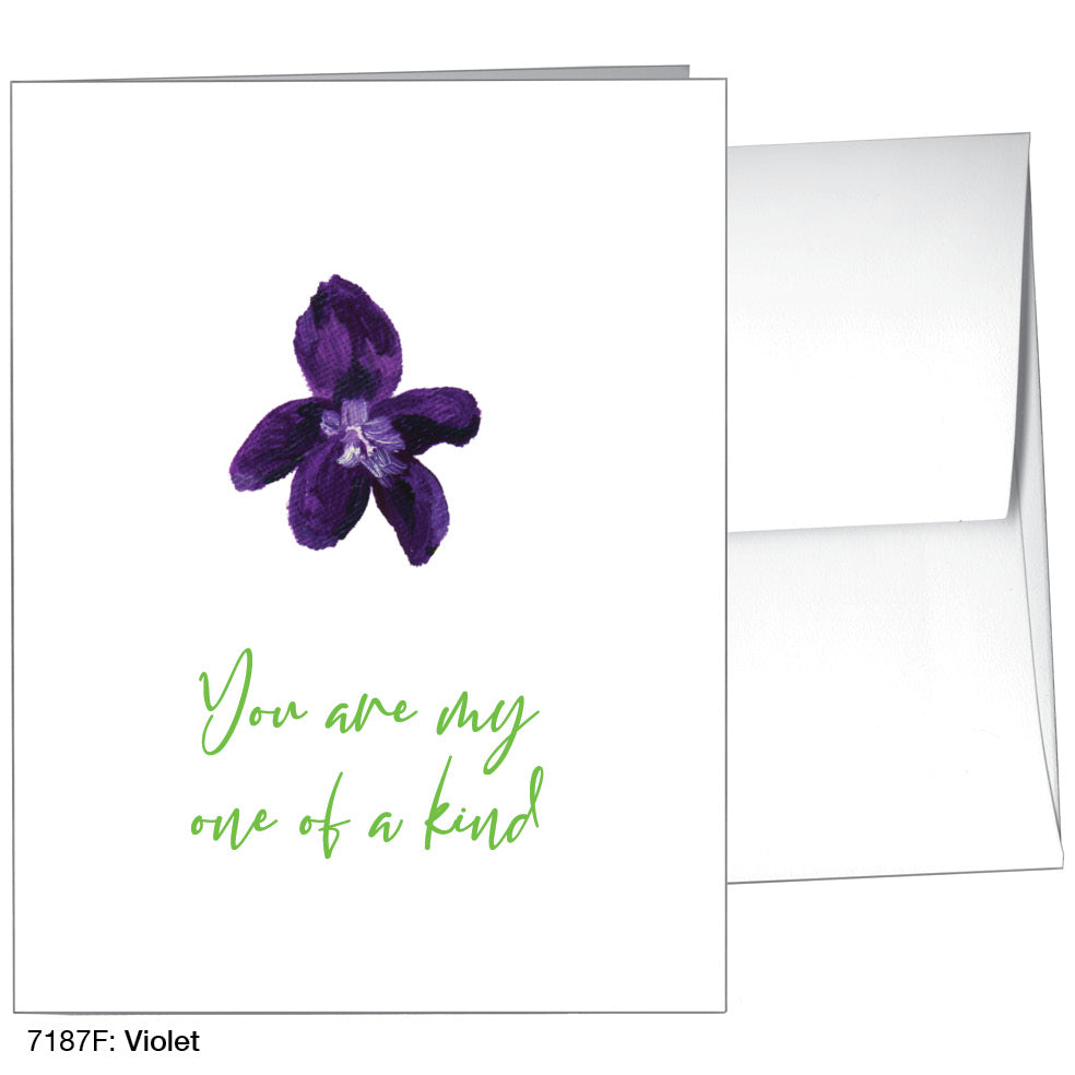 Violet, Greeting Card (7187F)