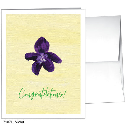 Violet, Greeting Card (7187H)