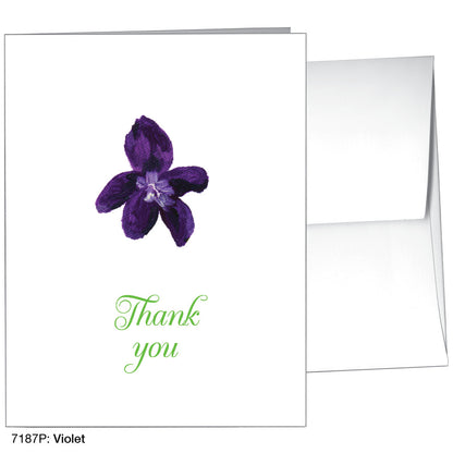 Violet, Greeting Card (7187P)