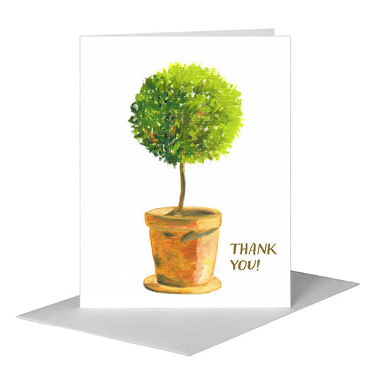 Ball & Pot, Greeting Card (#7191C) A2 Card Front, www.printedcanvas.com